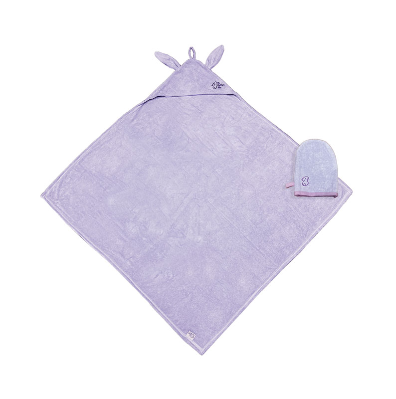 The Cotton Tale 100% Organic Bamboo Bunny Hooded Towel